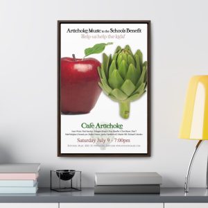 Artichoke School Benefit Poster